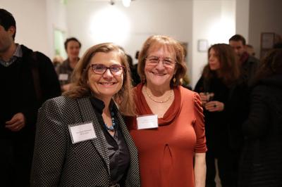 (At the Opening: Ann Marie McDonnell and Susan Grabel)